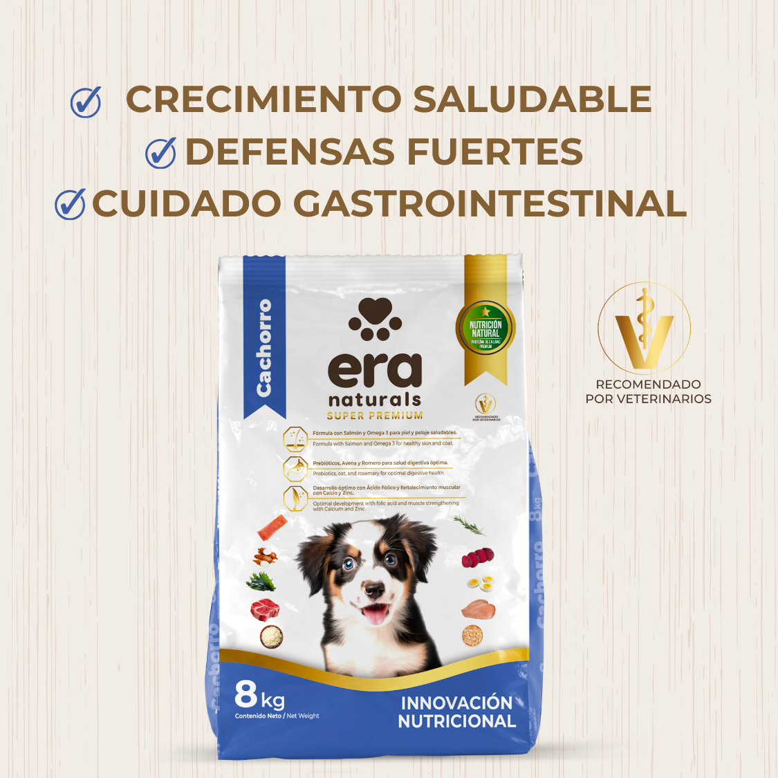 Era Naturals Cachorro Raza Mediana y Grande Alimento Super Premium Era Naturals Cachorro Raza Mediana y Grande Alimento Super Premium